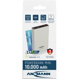 Ansmann Powerbank 10000 mAh PB222PD, Power Bank Hvid