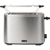 Bestron Brødrister børstet rustfrit stål/Sort