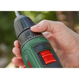 Bosch Universal Drill 18V 1450 rpm Nøglefri 1,2 kg Sort, Grøn, Bore-/ skruemaskine Grøn/Sort, Pistolgreb boremaskine, Nøglefri, Sort, Grøn, 1 cm, 1450 rpm, 3 cm
