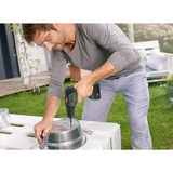 Bosch Universal Drill 18V 1450 rpm Nøglefri 1,2 kg Sort, Grøn, Bore-/ skruemaskine Grøn/Sort, Pistolgreb boremaskine, Nøglefri, Sort, Grøn, 1 cm, 1450 rpm, 3 cm