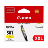Canon CLI-581XXL blækpatron 1 stk Original Gul Gul, Farvebaseret blæk, 11,7 ml, 1 stk, 322 Sider, Enkelt pakke