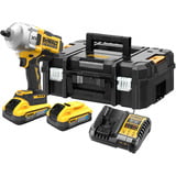 DEWALT Batteridrevet slagboremaskine DCF961H2T, 18 Volt, 1/2", Schlagskruemaskine Gul/Sort
