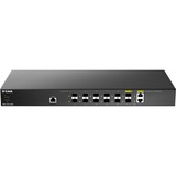 D-Link DXS-1210-12SC/E netværksswitch Administreret L2 10G Ethernet (100/1000/10000) 1U Sort, Sølv Administreret, L2, 10G Ethernet (100/1000/10000), Stativ-montering, 1U