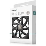 DeepCool FT12 Slim 120x120x15, Sag fan Sort
