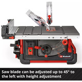 EINHELL Professionel bordsav TP-CC 10 T, Tabel rundsav Rød/Sort