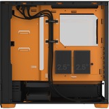 Fractal Design Pop Air Tower Sort, Orange, Towerkabinet Sort/Orange, Tower, PC, Sort, Orange, ATX, micro ATX, Mini-ITX, Stål, Hærdet glas, Flere