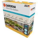 GARDENA 13401-20, Drippers Sort/grå