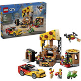 LEGO City pizza-leveringsoplevelse med køretøjer, Bygge legetøj 
