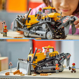 LEGO Gul bulldozer, Bygge legetøj Byggesæt, 8 År, Plast, 682 stk, 996 g