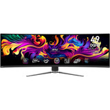 MSI MPG 491CQPDE QD-OLED computerskærm 124,5 cm (49") 5120 x 1440 pixel DQHD Sort, Gaming Skærm Sort, 124,5 cm (49"), 5120 x 1440 pixel, DQHD, QD-OLED, 0,03 ms, Sort