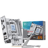 MSI X870I AORUS PRO ICE, Bundkort Hvid