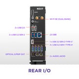 NZXT N7 B850 Black, Bundkort 