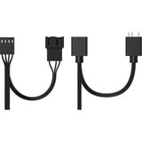 Ocypus Gamma F12 Elite ARGB, Sag fan Sort