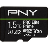 PNY Pro Elite Prime microSD 1,5 TB, Hukommelseskort Sort/Grøn