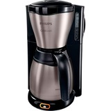 Philips HD7548 Dråbe kaffemaskine 1,2 L, Filter maskine Sort/rustfrit stål, Dråbe kaffemaskine, 1,2 L, Malet kaffe, 1000 W, Sort, Metallic