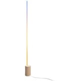 Philips Signe gradient gulvlampe, LED lys Hvid/træ, Philips Hue White and Color ambiance Signe gradient gulvlampe, Intelligent gulvbelysning, Bluetooth/Zigbee, Hvid, LED, Aluminium, Ikke-udskiftelig pære(r)