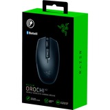 Razer Orochi V2 mus Højre hånd RF trådløs + Bluetooth Optisk 18000 dpi, Gaming mus Sort, Højre hånd, Optisk, RF trådløs + Bluetooth, 18000 dpi, Sort