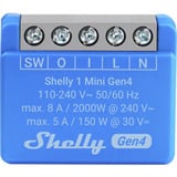 Shelly 1 Mini Gen4, Relay Blå