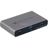 Sonnet Echo 5 Thunderbolt 4 Sort, Docking station Sølv/Sort, Thunderbolt 4, Thunderbolt 4, USB 3.2 Gen 2 (3.1 Gen 2) Type-A, USB Type-C, 60 Hz, Sort, DC, 20 V