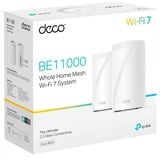 TP-Link Deco BE65 Tri-band (2,4 GHz/5 GHz/6 GHz) Wi-Fi 7 (802.11be) Hvid 4 Intern, Router Hvid, Hvid, Intern, Mesh-system, Tri-band (2,4 GHz/5 GHz/6 GHz), Wi-Fi 7 (802.11be), 11000 Mbit/s