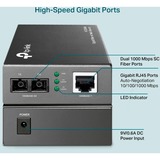TP-Link MC200CM V3 netværksomformer til medie Intern 1000 Mbit/s 850 nm Sort, Konverter grå, 1000 Mbit/s, IEEE 802.3ab, IEEE 802.3x, IEEE 802.3z, Gigabit Ethernet, 1000 Mbit/s, SC, Ledningsført
