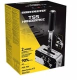 Thrustmaster 4060306 spil-controller Sort, Sølv USB Håndbremse PC, PlayStation 4, PlayStation 5, Xbox One, Xbox One S, Xbox One X, Xbox Series S, Xbox Series X, Handbrake Sølv/Sort, Håndbremse, PC, PlayStation 4, PlayStation 5, Xbox One, Xbox One S, Xbox One X, Xbox Series S, Xbox Series X, Ledningsført, USB, Sort, Sølv, Metal