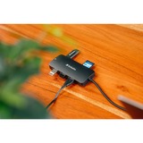 Verbatim CMH-09 USB Type-C 10000 Mbit/s Sølv, Docking station grå, USB Type-C, HDMI, RJ-45, USB 3.2 Gen 1 (3.1 Gen 1) Type-A, USB 3.2 Gen 2 (3.1 Gen 2) Type-A, USB 3.2 Gen 2..., MicroSD (TransFlash), SD, 10000 Mbit/s, 60 Hz, Sølv