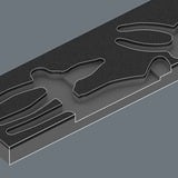 Wera Skumindsats KNIPEX tænger-sæt 1, 3 dele, tang sæt Sort/grå