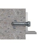 fischer EA II M12 R, Dyvel rustfrit stål