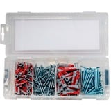 fischer Mini-FixTainer-DUOPOWER, "Klopp Signature" kampagneboks, Dyvel Lys grå/Rød