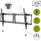 goobay Pro TILT (XL), Wall Mount Sort