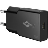 goobay USB-C PD GaN Hurtigoplader Slim (30 W) Sort