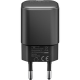 goobay USB-C opladningssæt, PD, 65 watt, USB-C tekstilkabel, Oplader Sort