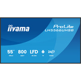 iiyama LH5566UHSB-B1AG, Offentlig visning Sort (mat)