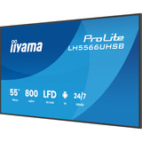 iiyama LH5566UHSB-B1AG, Offentlig visning Sort (mat)