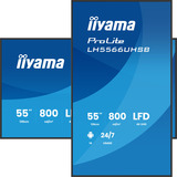 iiyama LH5566UHSB-B1AG, Offentlig visning Sort (mat)