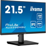 iiyama XU2292HSU-B6, LED-skærm Sort (mat)