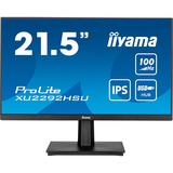 iiyama XU2292HSU-B6, LED-skærm Sort (mat)