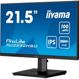 iiyama XU2292HSU-B6, LED-skærm Sort (mat)