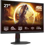AOC Q27G4SRU, Gaming Skærm Sort