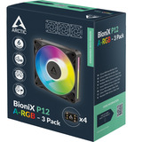 ARCTIC BioniX P14 A-RGB, Sag fan Sort/Hvid