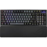 ASUS ROG Azoth 96 HE, Gaming-tastatur Sort, DE-layout, ROG HFX V2