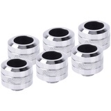 Alphacool 17476 Computerkølesystem, dele og tilbehør Monteringssæt, Forbindelse Chrome, Monteringssæt, Messing, Krom, 1/4", 23 mm, 2,6 cm