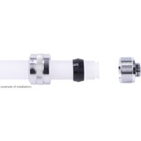 Alphacool 17476 Computerkølesystem, dele og tilbehør Monteringssæt, Forbindelse Chrome, Monteringssæt, Messing, Krom, 1/4", 23 mm, 2,6 cm
