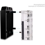 Alphacool Core Push Montering 17mm M3/M4/UNC 6-32 Sæt 4x, Montering/montering Sort/Sølv