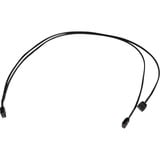 Alphacool Y-kabel splitter aRGB 3-pin til 2x 3-pin, 60 cm Sort