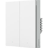 Aqara Smart Wall Switch - Double rocker (Without Neutral), Knappen Hvid