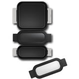 Bosch HEZ9FF030 ovndel & tilbehør Bagesæt Rustfrit stål, Stegepande sæt rustfrit stål/Sort, Bagesæt, Bosch, Ovn, Rustfrit stål, 3 stk