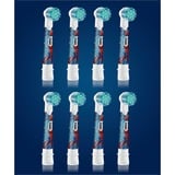 Braun Oral-B Kids Spiderman 8 stk, Børstehoved Hvid