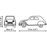 COBI Citroen Type H Biltransportør & 2CV Type AZ, Bygge legetøj 